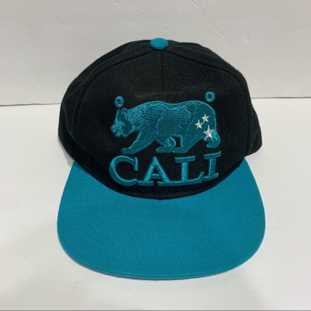 California Republic Hat CALI Bear Snapback Bill Baseball Cap
